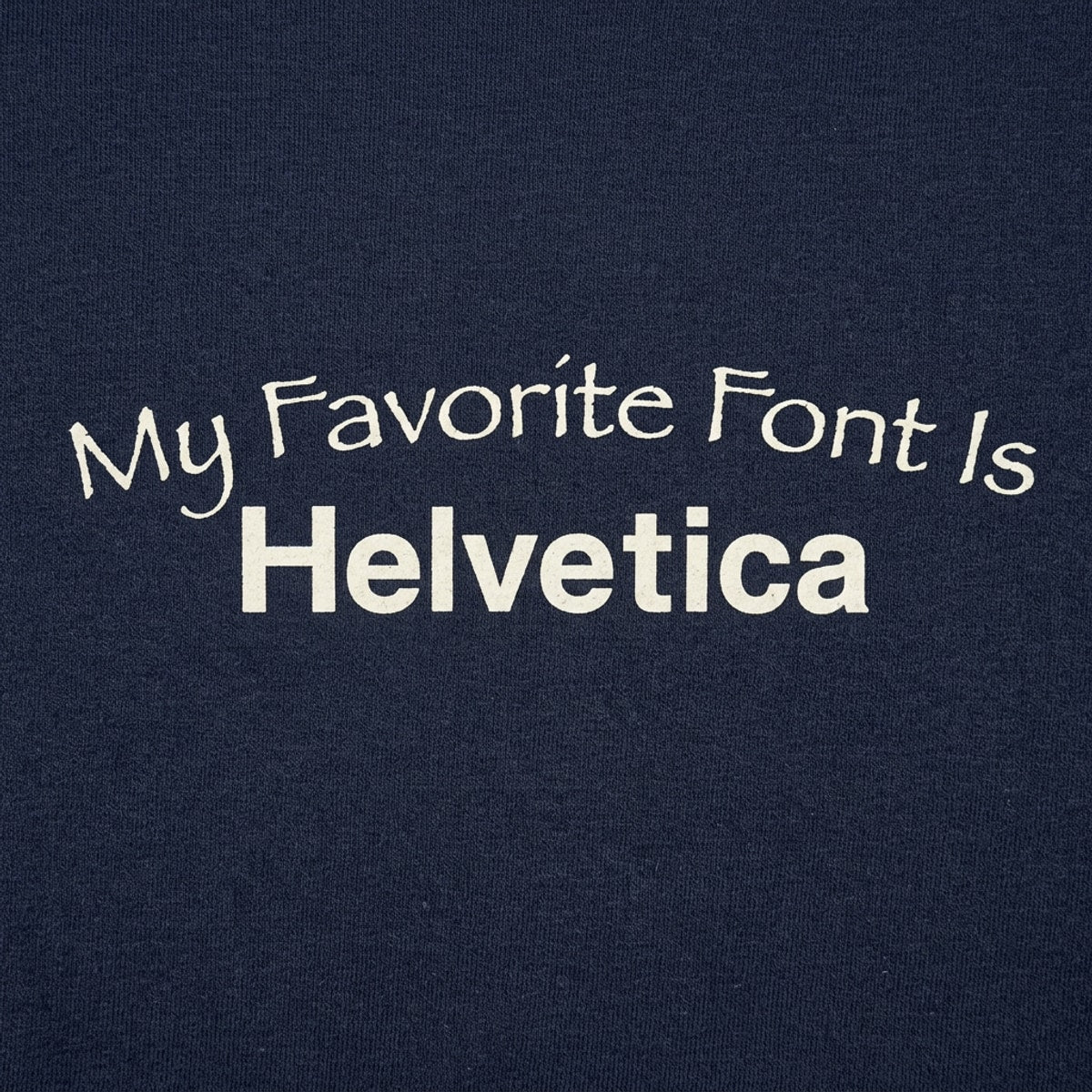 My Favorite Font detail