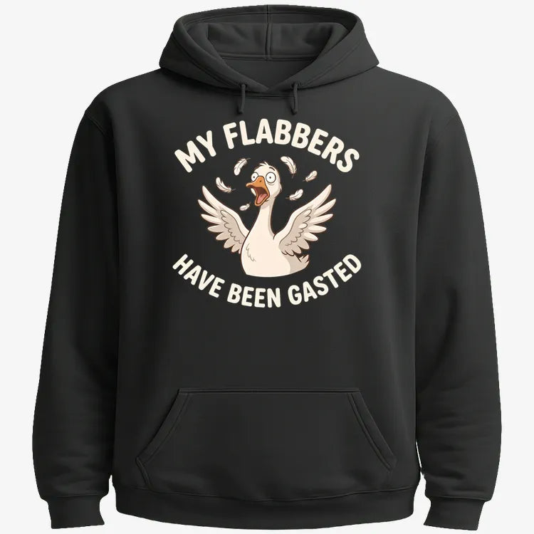 My Flabbers Have Been Gasted-Hoodie-Black