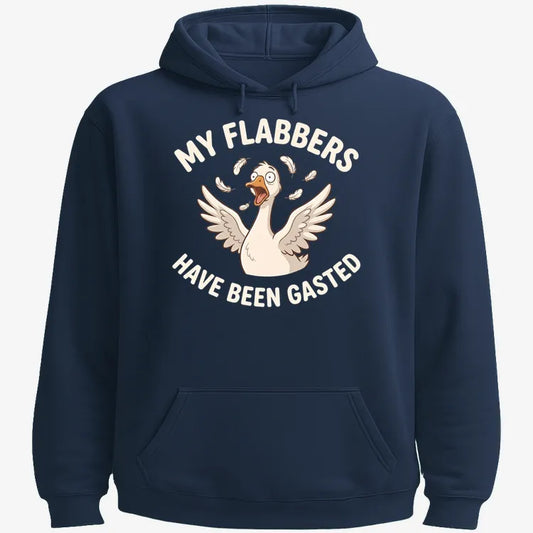 My Flabbers Have Been Gasted-Hoodie-Navy Blue