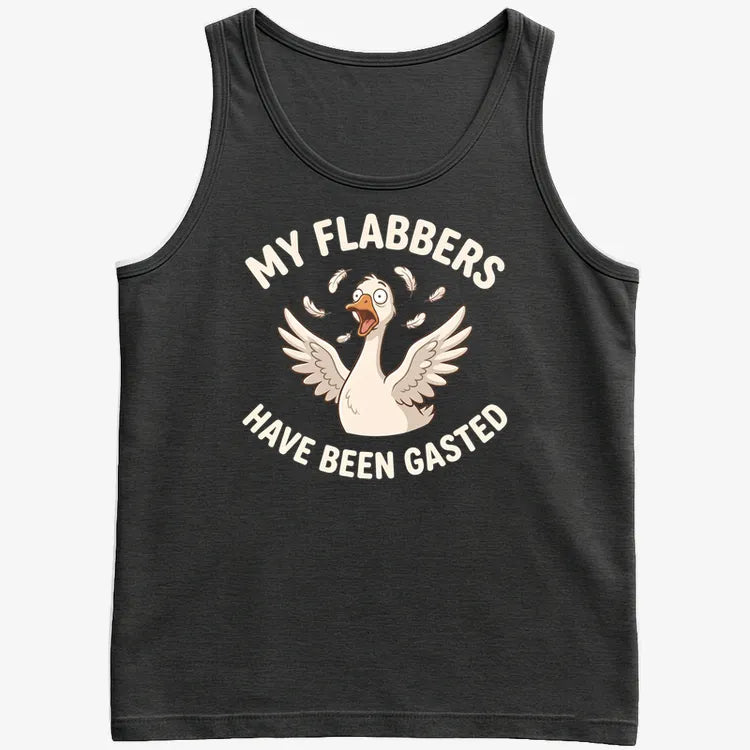 My Flabbers Have Been Gasted-Men's Tank Top-Black