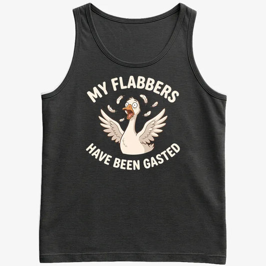 My Flabbers Have Been Gasted-Men's Tank Top-Black
