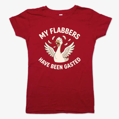 My Flabbers Have Been Gasted-Women's T-Shirt-Deep Red