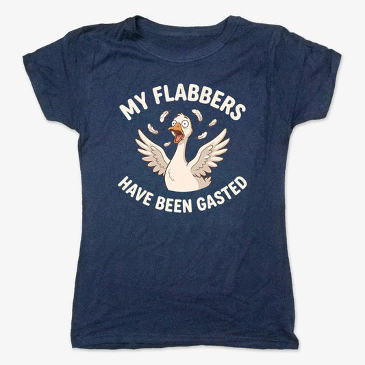 My Flabbers Have Been Gasted-Women's T-Shirt-True Navy