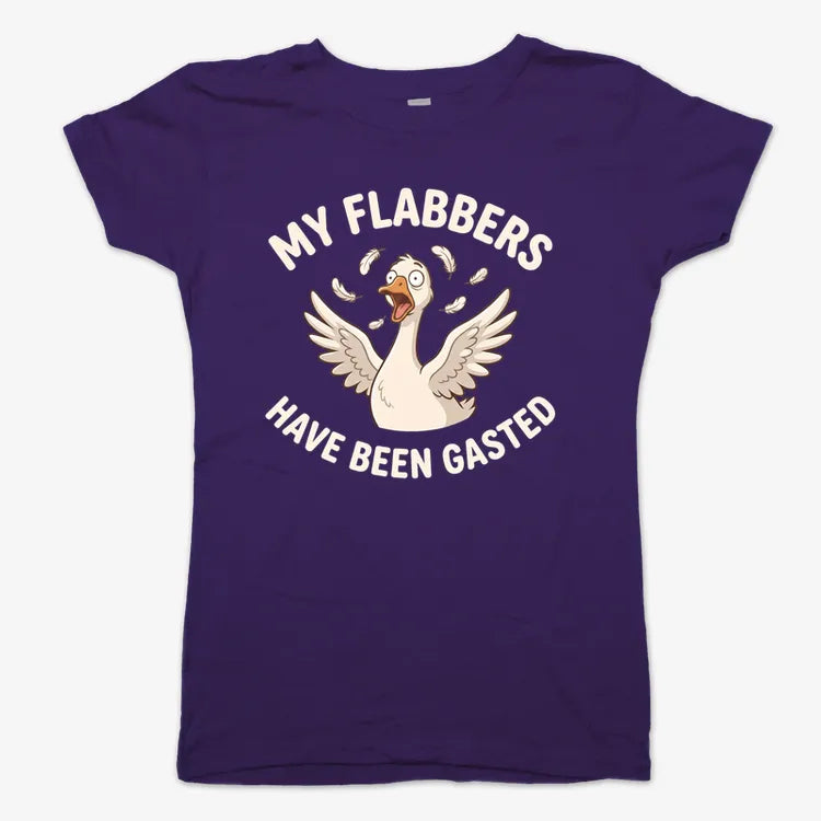 My Flabbers Have Been Gasted-Women's T-Shirt-Violet