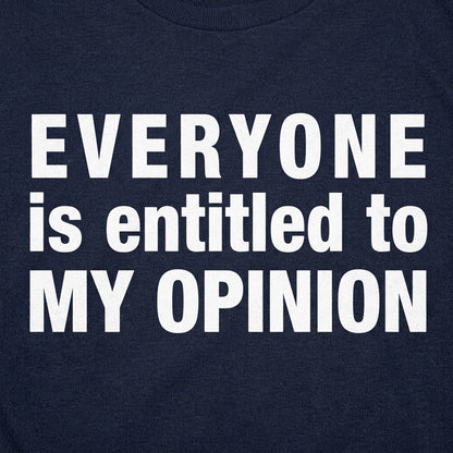 My Opinion detail