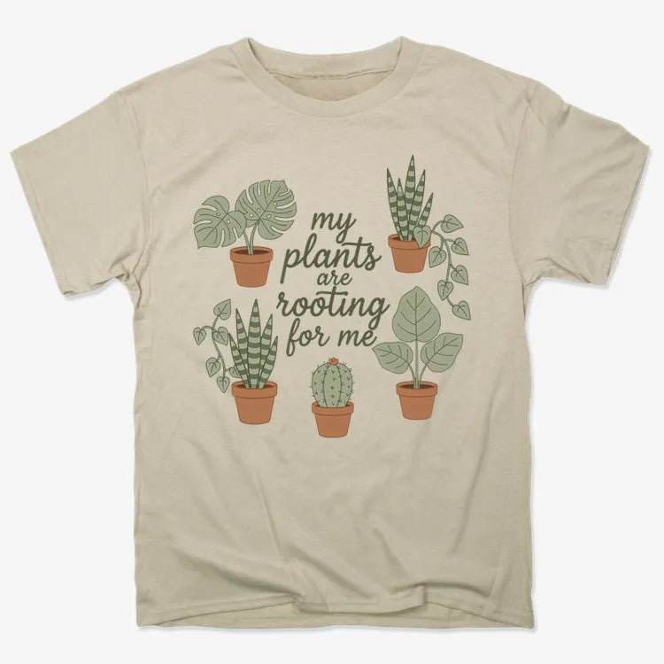 My Plants Are Rooting for Me-Men's T-Shirt-Sand