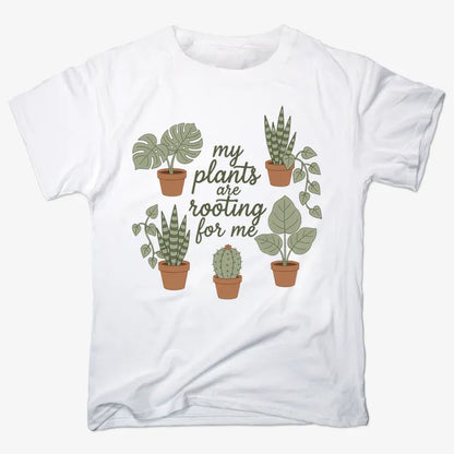 My Plants Are Rooting for Me-Men's T-Shirt-White