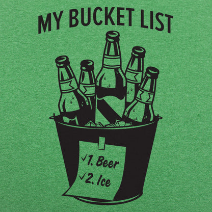 My Bucket List Beer Bottles on Ice Checklist