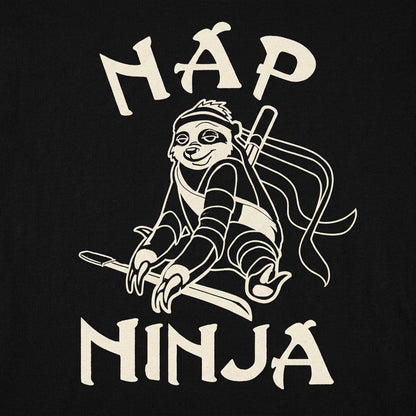 Nap Ninja Sloth Ninja Pun detail