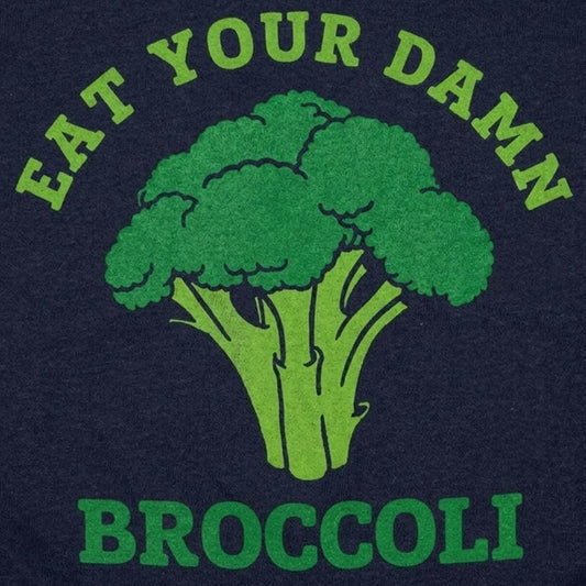 Eat Your Damn Broccoli Vegetable Design detail