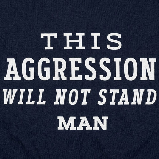 This Aggression Will Not Stand, Man detail