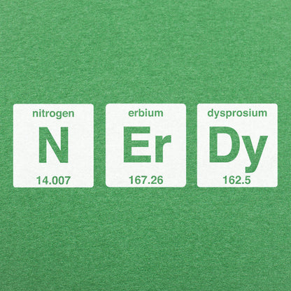 Nerdy Periodic Table Elements Nitrogen Erbium Dysprosium