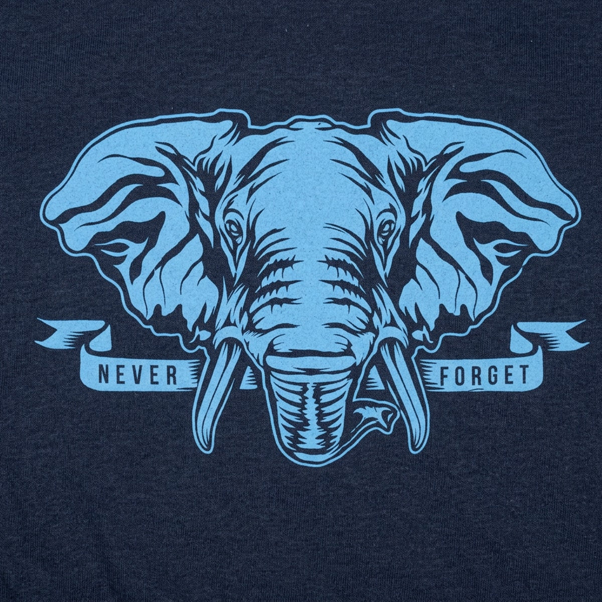 Never Forget Elephant Head detail