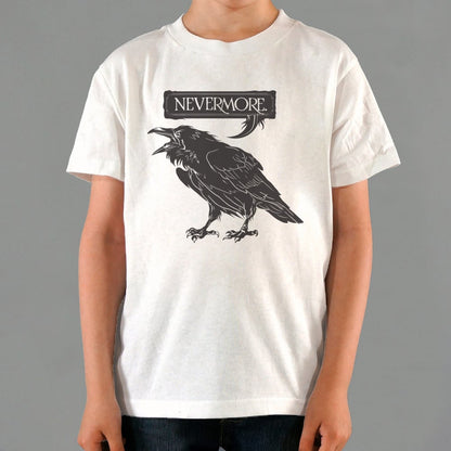 Nevermore Raven Quoting Edgar Allan Poe's Poem