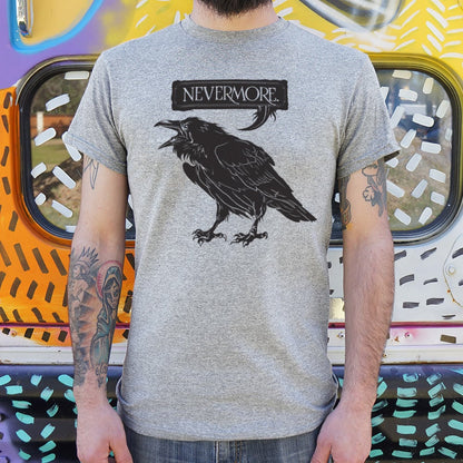 Nevermore Raven Quoting Edgar Allan Poe's Poem