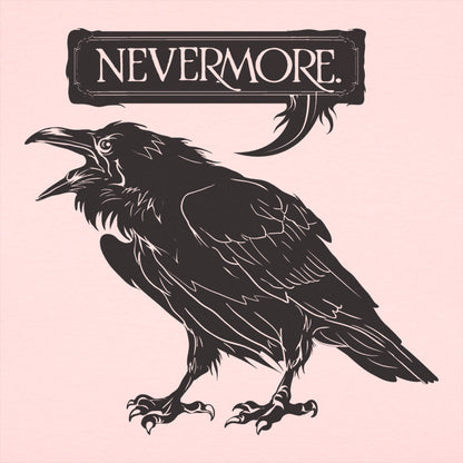 Nevermore Raven Quoting Edgar Allan Poe's Poem