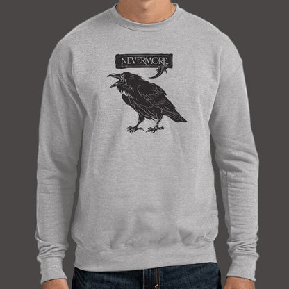 Nevermore Raven Quoting Edgar Allan Poe's Poem