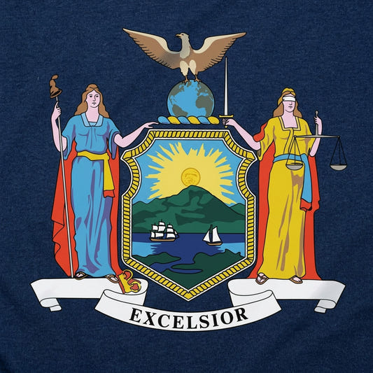 New York Flag Full Color detail