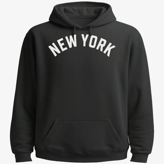 NEW YORK Vibes Graphic Tee-Hoodie-Black