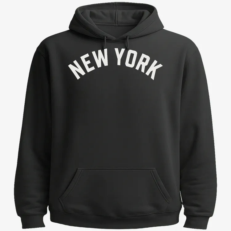 NEW YORK Vibes Graphic Tee-Hoodie-Black