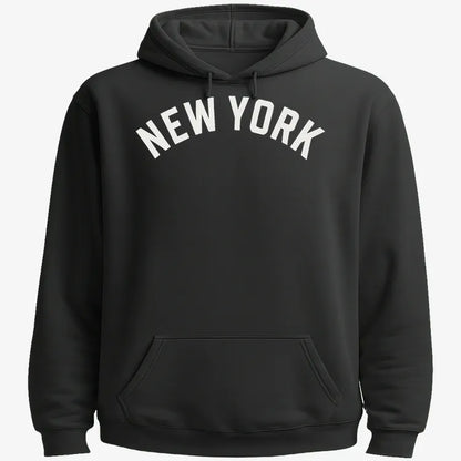 NEW YORK Vibes Graphic Tee-Hoodie-Black