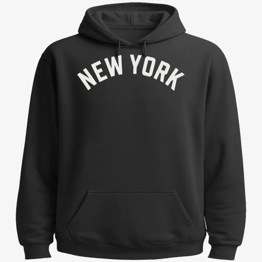 NEW YORK Vibes Graphic Tee-Hoodie-Black