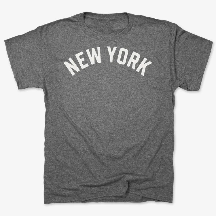NEW YORK Vibes Graphic Tee-Men's T-Shirt-Charcoal Heather