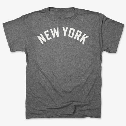 NEW YORK Vibes Graphic Tee-Men's T-Shirt-Charcoal Heather