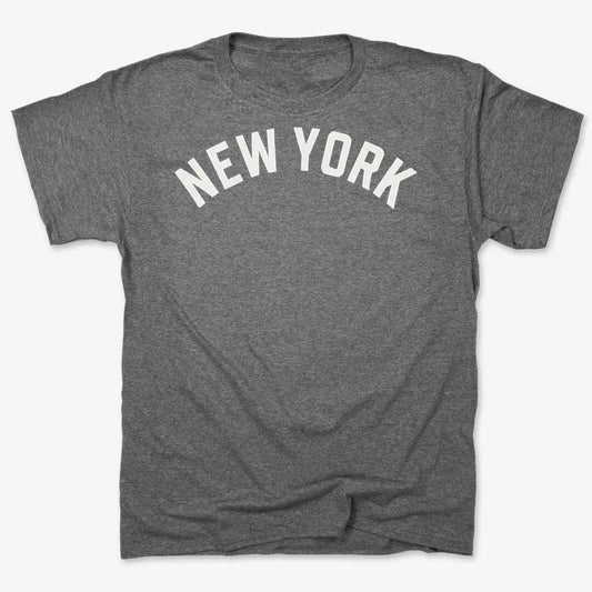 NEW YORK Vibes Graphic Tee-Men's T-Shirt-Charcoal Heather