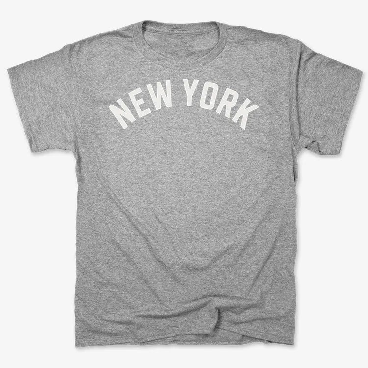 NEW YORK Vibes Graphic Tee-Men's T-Shirt-Gray Heather