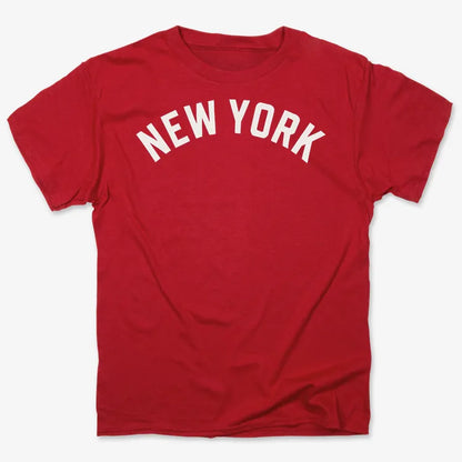 NEW YORK Vibes Graphic Tee-Men's T-Shirt-Red