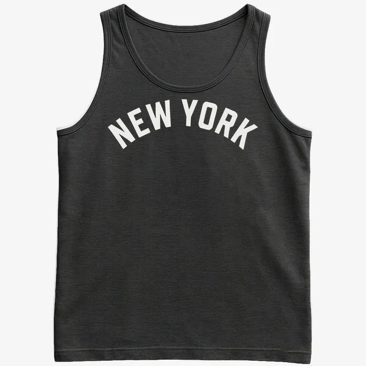 NEW YORK Vibes Graphic Tee-Men's Tank Top-Black