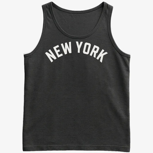 NEW YORK Vibes Graphic Tee-Men's Tank Top-Black