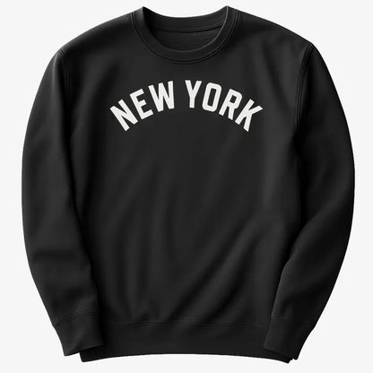 NEW YORK Vibes Graphic Tee-Sweater-Black