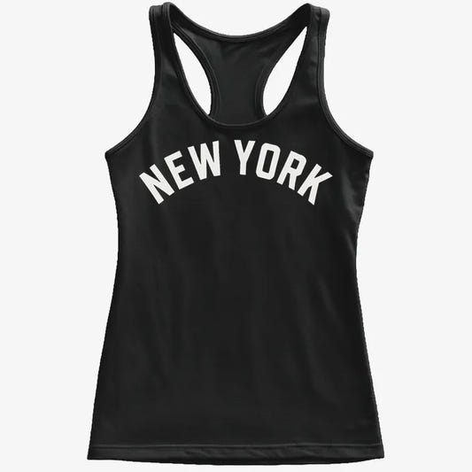 NEW YORK Vibes Graphic Tee-Women's Tank Top-Midnight