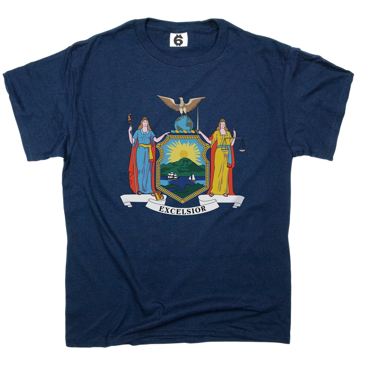New York Flag Full Color - 6DollarShirts