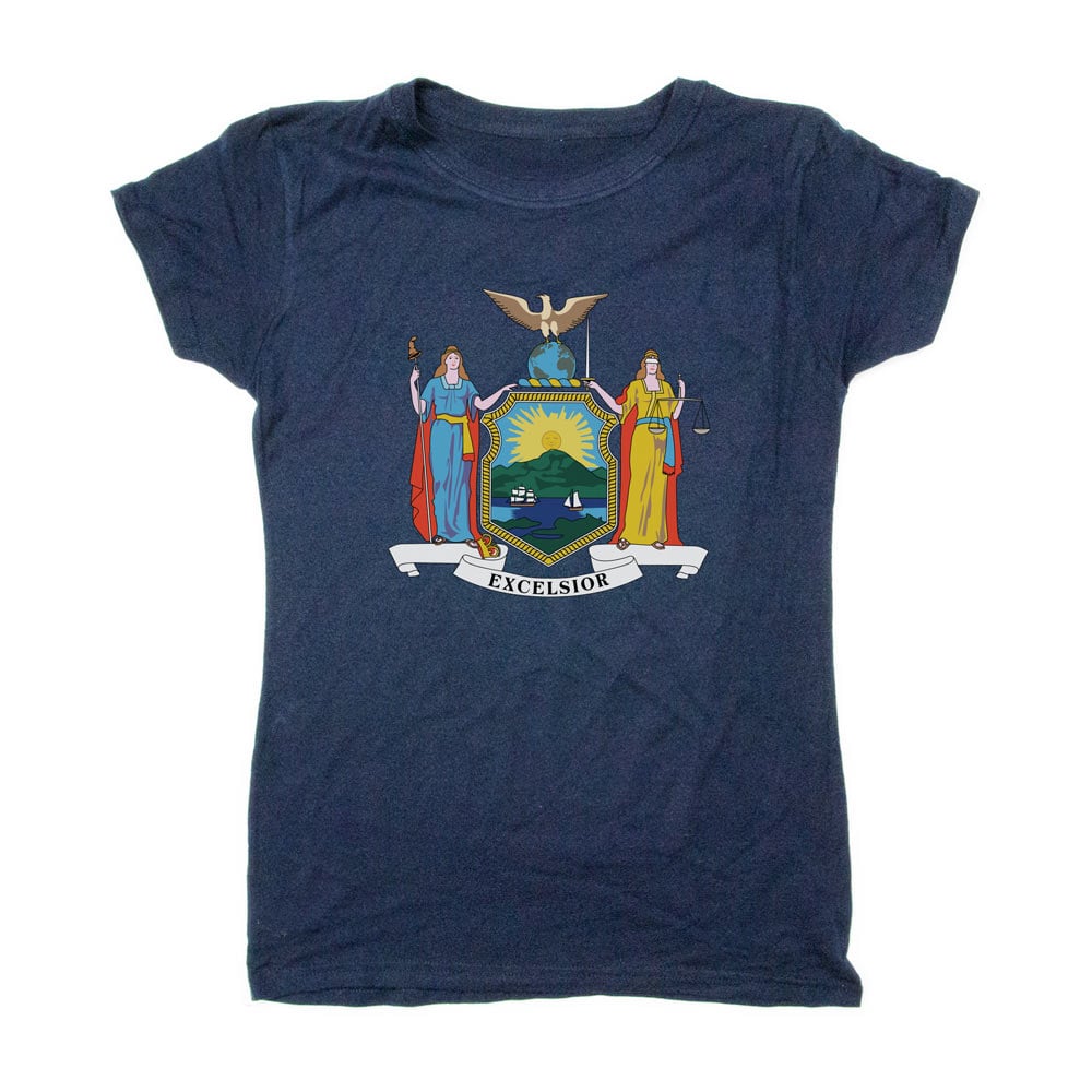 New York Flag Full Color - 6DollarShirts