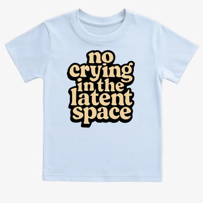 no crying in the latent space-Kids T-Shirt-Blue