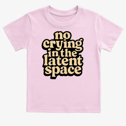 no crying in the latent space-Kids T-Shirt-Pink