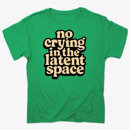 no crying in the latent space-Men's T-Shirt-Kelly Green Heather