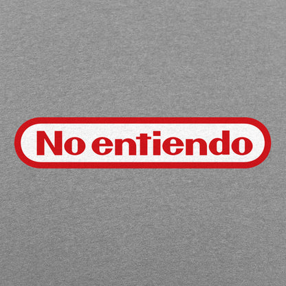 No Entiendo Spanish I Don't Understand Retro Gaming Logo