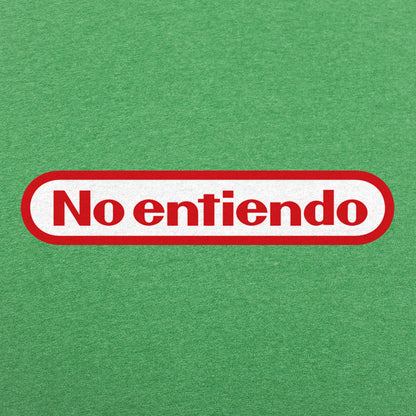 No Entiendo Spanish I Don't Understand Retro Gaming Logo