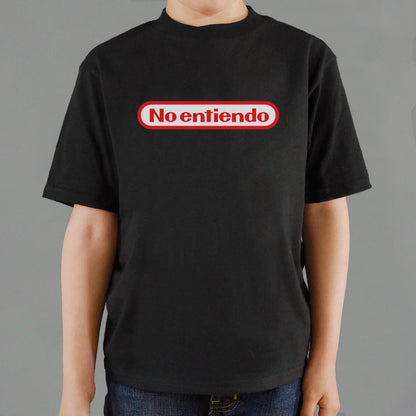No Entiendo Spanish I Don't Understand Retro Gaming Logo