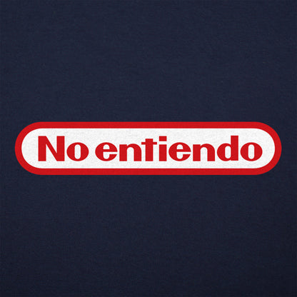 No Entiendo Spanish I Don't Understand Retro Gaming Logo