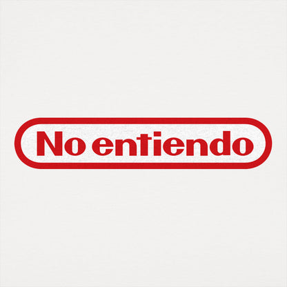 No Entiendo Spanish I Don't Understand Retro Gaming Logo
