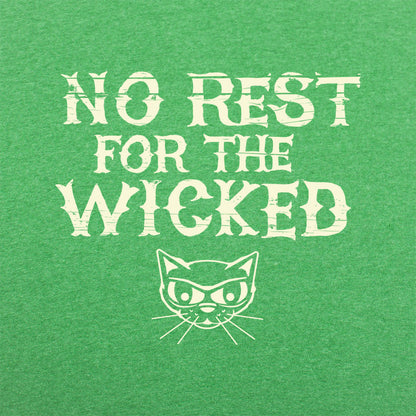No Rest For The Wicked Sly Cat Design
