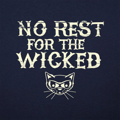 No Rest For The Wicked Sly Cat Design