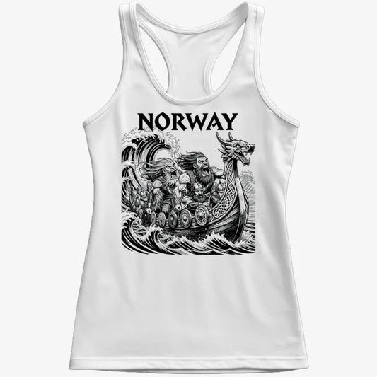 NORWAY Viking Warriors on the Sea-Women's Tank Top-Snow