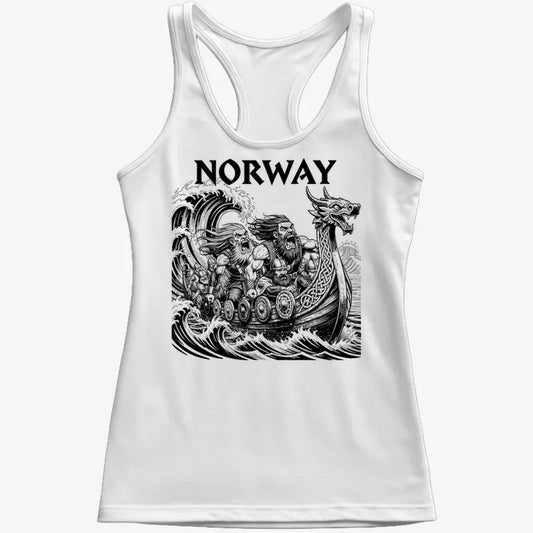 NORWAY Viking Warriors on the Sea-Women's Tank Top-Snow