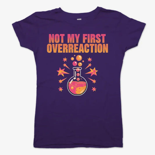 Not My First Overreaction-Women's T-Shirt-Violet